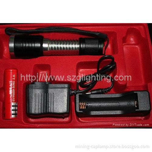GL-F018 10W 1200lumen rechargeable flashlight